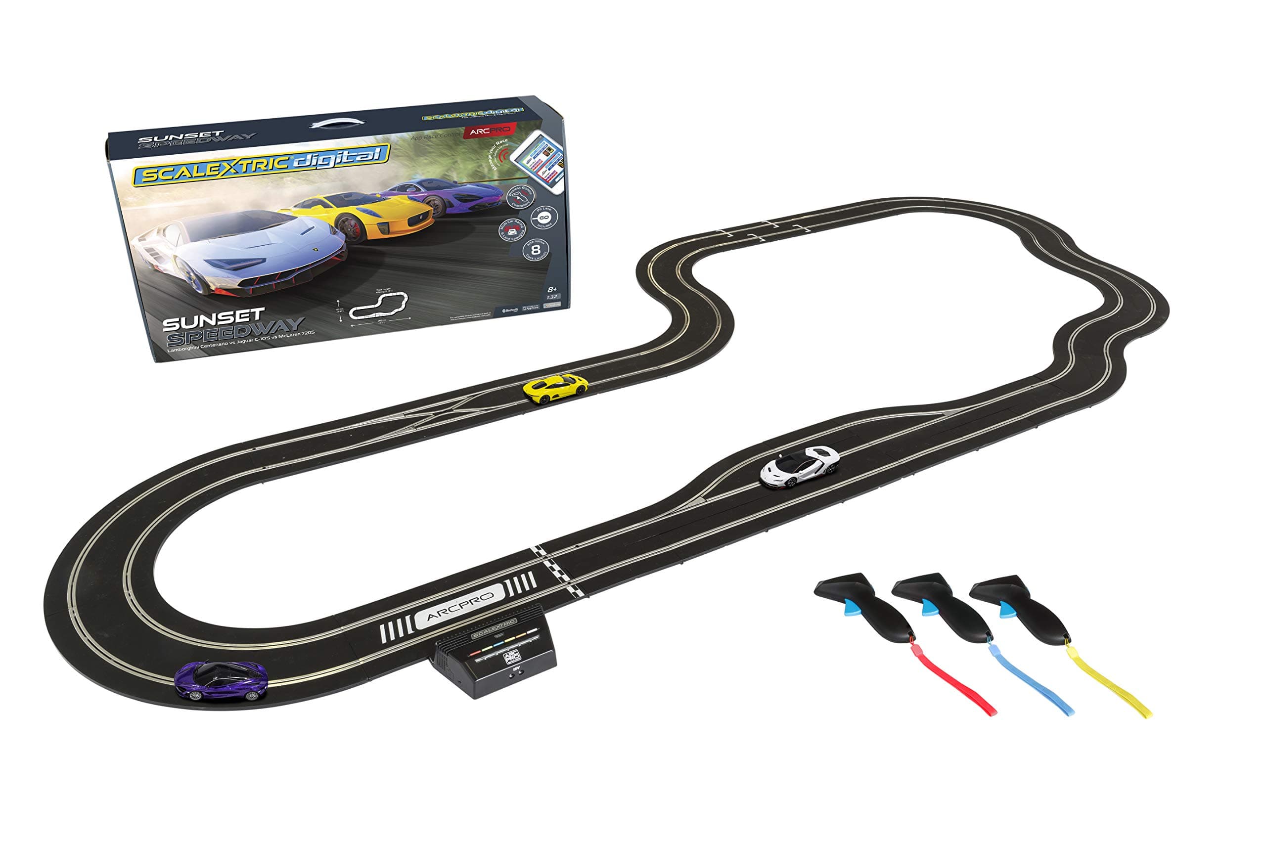 1:32 Scale Scalextric ARC PRO Sunset Speedway Race Set