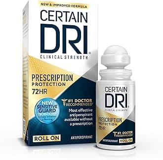 Certain Dri Prescription Strength Clinical Anti-Perspirant Unscented Roll On For Men, 35.5 Ml (Pack Of 1)