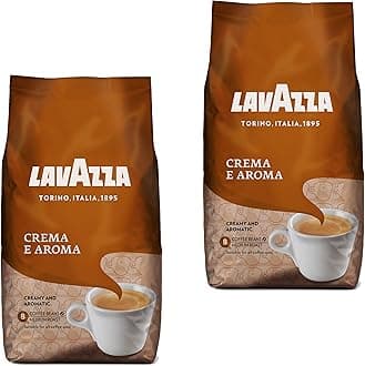LavazzaCrema E Aroma Coffee Beans, Pack of 2, 2 x 1000g