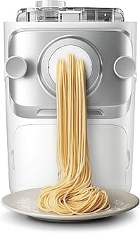 Philips 7000 Series Pasta Maker, ProExtrude Technology 150W, 8 discs, Perfect Mixing Technology, Prepare up to 8 Portions, HomeID App, White, (HR2660/03)