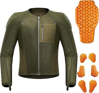 DUHAN Motorcycle Shirt Mesh Motorcycle Jacket Men with CE Level 2 Armor motorcycle protective gear for All Seasons