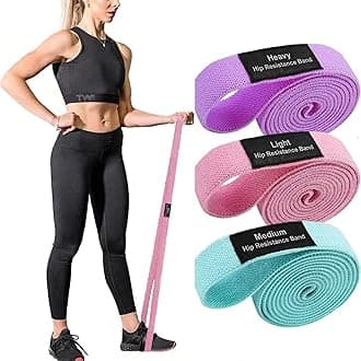 Long Resistance Bands for Working Out Women, Fabric Resistance Band, Stretch Bands for Exercise Bands Resistance Bands Set for Physical Therapy, Elastic Bands for Exercise
