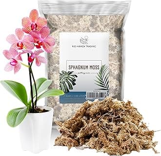 All Natural Sphagnum Moss Potting Mix (2 Quarts), Dried Moss Blend for Carnivorous Plants, Orchids, Top Dressing, and More