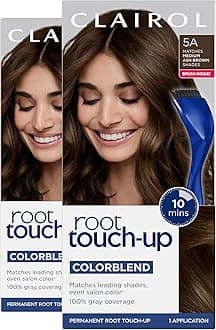 Permanent Root Touch-Up, 5A Medium Ash Brown Hair Color, 2 Count