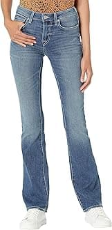 Womens Becca Mid Rise Bootcut Jean, Blurred Haze, 24