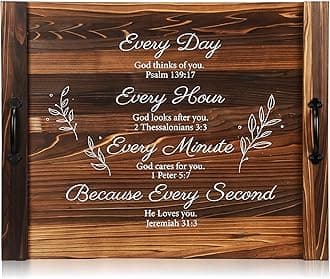 Patelai Noodle Board Stove Wooden Cover Stove Top Cutting Board with Handles 27.5 X 21.6 Inches Sink Cover for Electric Gas Burners Kitchen Counter Space(Christian Style)