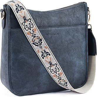 BOSTANTEN Purses For Women Leather Handbags Crossbody Purse Ladies Hobo Shoulder Bag with Adjustable Strap