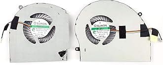 and GPU Cooling Fan Compatible for Dell Alienware 17 R4 17 R5 Series Game Laptop 0RVTXY 036CV9 BestPartsCom GPU Fan Pair Fan