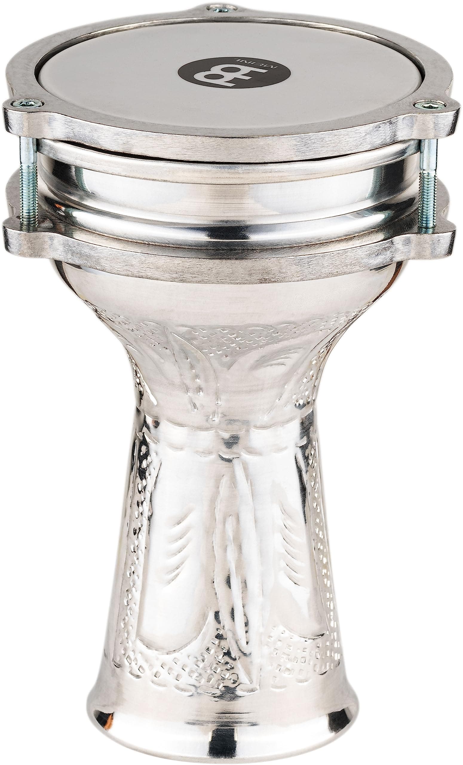 Mini Darbuka Egyptian Goblet Drum, Hand Hammered ââ‚¬â€ Made in Turkey ââ‚¬â€ Synthetic Head, 2-Year Warranty (HE-051)