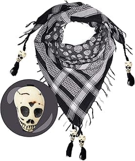 LOVARZI Desert Shemagh Scarf - Stylish & Versatile Fashion Scarf for Men & Women of All Ages