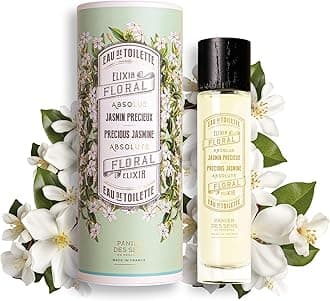 Panier des Sens - Jasmine Perfume for Women - Sweet White Floral Eau de Toilette with White Musk & Soft Woods - Light French Fragrance Made in France - 1.7 fl oz (50 ml)