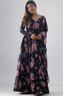 Wedani Georgette Anarkali Kurta Set for Women