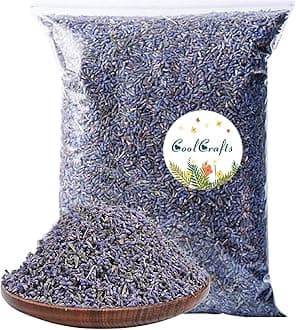 Dried Lavender Flowers, Dry Lavender Buds Bulk for Wedding Toss, Crafts, Sachets - 1 Pound