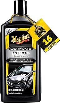 Ultimate Polish – High-Gloss Polish for a Show Car Shine – Permanently Removes Light Swirls to Produce a Deep, Wet Reflection with a High Gloss Shine - Easy to Use, 16 Oz