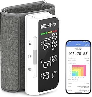 BP2 Smart Blood Pressure Monitors with App - Health & Pharma Awards Winner 2025 - Arm Blood Pressure Machines - Universal Small to Large Arm Cuff - Bluetooth BP Monitor
