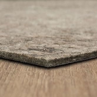 Mohawk Home Non Slip Rug Pad 8' 4" x 10' 2" - 1/2" Thick Felt + Latex Rubber Gripper - Dual Surface Cushion for Hardwood, Carpet, Tile Floors, Made in USA