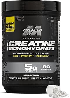 MuscleTech Platinum Creatine Unflavored 400 g
