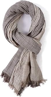 Color Block Spring Scarf for Men Long Neck Wraps Shawl Urbanstyle Scarf Gift for Men