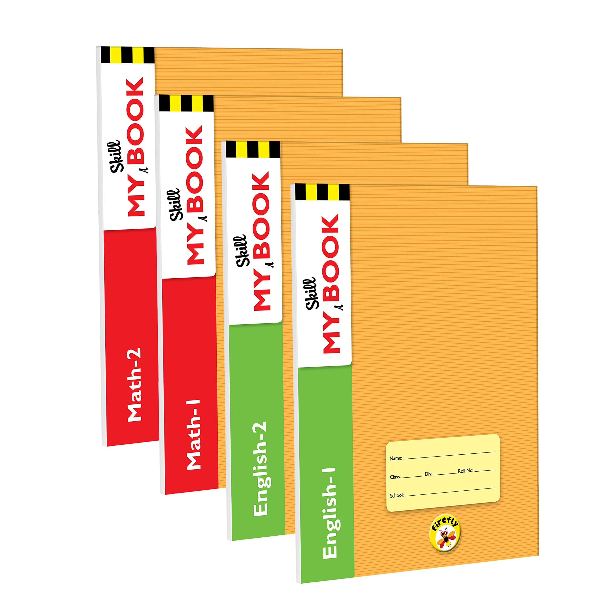 My Skill Book | Firefly | Complete Jr.kg Set | Pre-school Practice Book | Set of 4 books