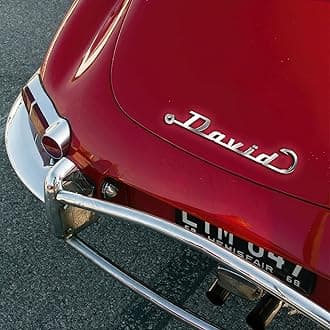 Custom Car Emblem Gift for Cars Lovers, Personalized Vechicle Gifts Race Sign Truck Letter 3D Customized Badges for Boats Motorbike Side Rear Front Hood Trunk Door (Hook)