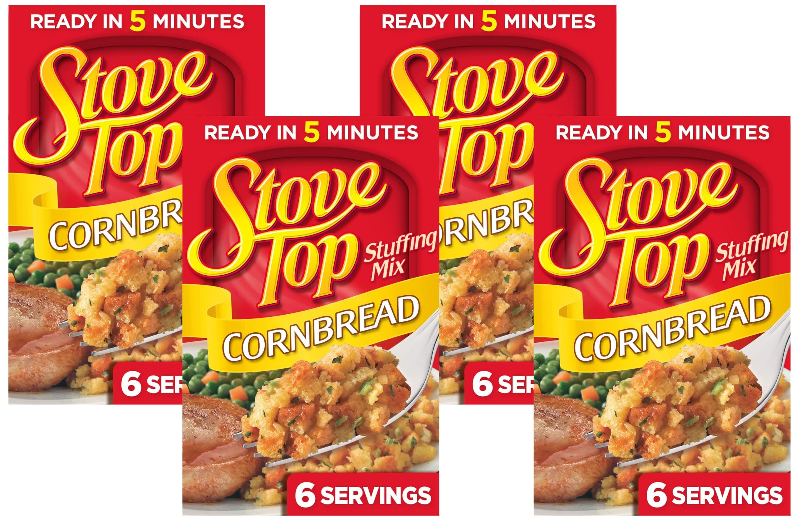 Cornbread Stuffing Mix, 6 oz Box (Pack of 4)