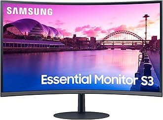 LS27C390EAUXXU 27" Curved FullHD 1080p Monitor with Speakers - 1920x1080, HDMI, Displayport, Freesync