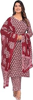 MEERA FAB Women Anarkali Kurti Angrakha (pack of 1)