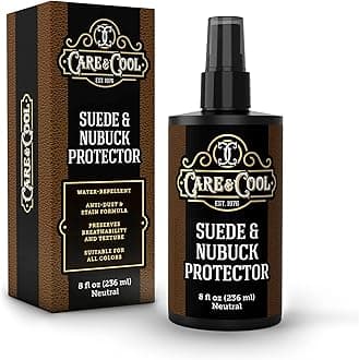Maximum Protection for Your Suede and Nubuck (8 oz). Waterproofing, Dust and Stain Repellent Formula for your Shoes, Boots, Bags and Jackets. Setting the Standards Since 1976.