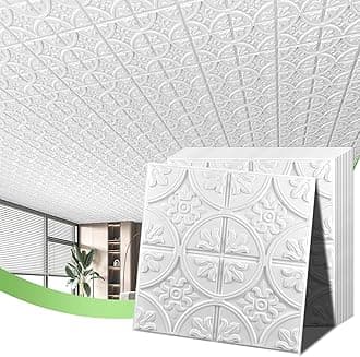 Art3d 12 (Pack Of 12) Wall Panel Traditional, White