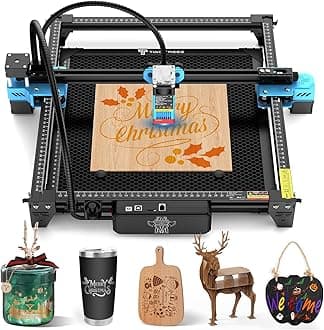 TTS-55 PRO 40W Laser Engraver Machine Laser Cutter Laser Cutting Laser Engraving Machine Tool Lazer Engraving Machines 5500mW Laser Power for Wood Metal Aluminum Glass Leather (Upgrade Version)