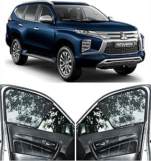 Able Sporty Half Car Magnetic Sun Shade Curtains for Mitsubishi Montero Set of 6