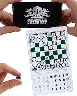 WE Games Magnetic Mini Pocket Travel Chess Set - by American Chess