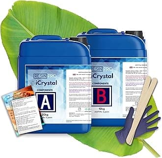 Resin Pro Crystal Clear Epoxy Resin - 30kg | Fast Drying, Non-Toxic Clear Epoxy Resin & Hardener for Wood, Fabric, Glass & Paper | DIY Art, Mould Casting, Jewellery Making, Coasters & Surface Coating