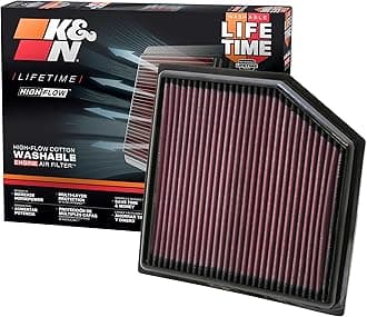 High-Flow Original Lifetime Engine Air Filter: Increase Power: Premium, Washable: Compatible with 2012-2024 Lexus/Toyota: (See Product Description for Select Models) 33-2452