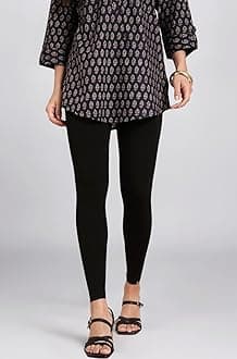 TWIN BIRDS Tailored Cut & Classic Fit Stretchable Viscose Elasthane Fabric Ankle Length Leggings for Women