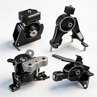 Engine Motor & Transmission Mount Set 4PCS Compatible with 2009-2017 Toyota Corolla 1.8L, 2009-2013 Matrix, Pontiac Vibe, Replaces A62015 A62023 A62027 A62022, Front Rear Left Right Support
