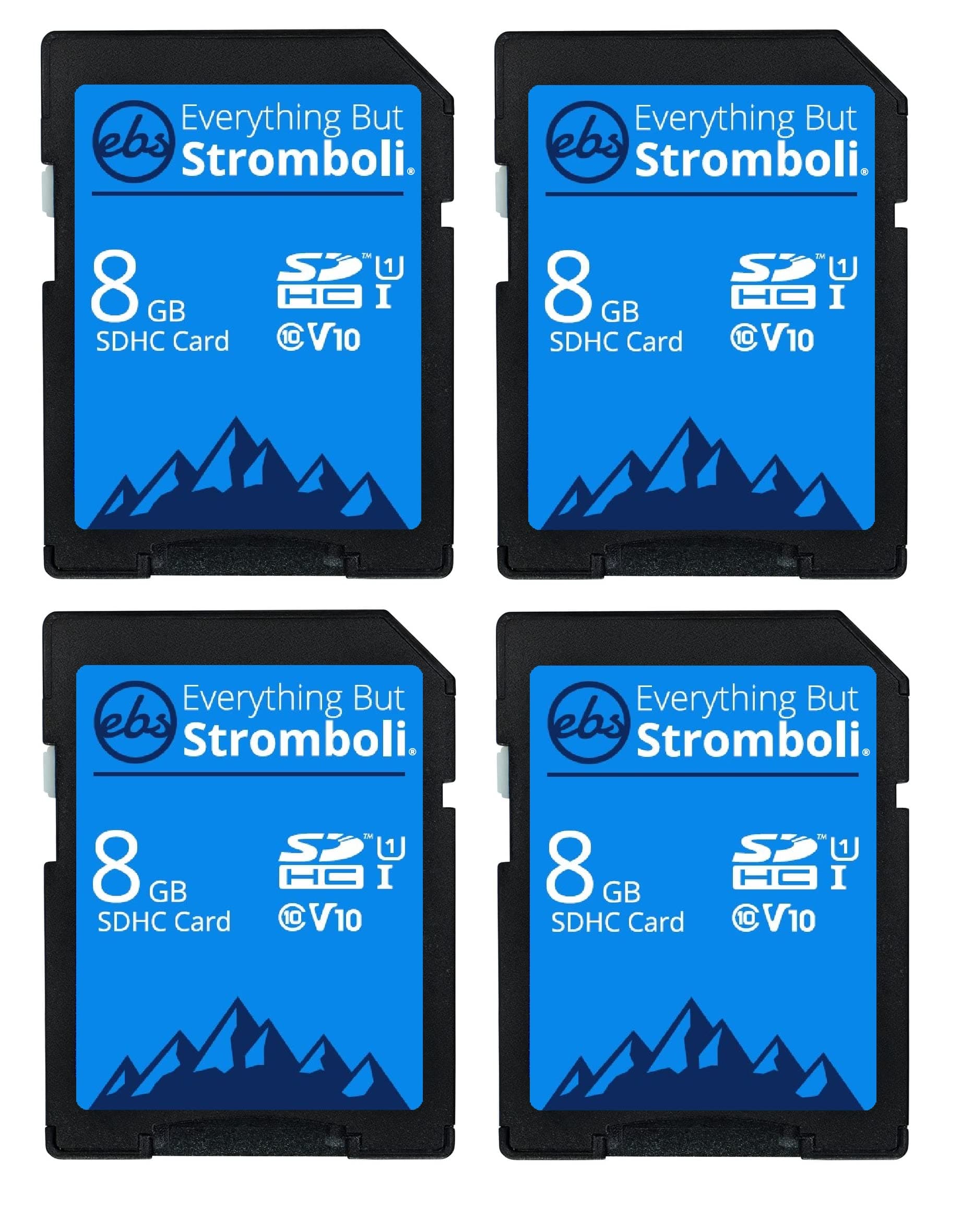 4 Pack 8GB SD Cards for Browning Trail Camera Dark Ops, Recon Force, Defender, Spec Ops, Patriot, Strike Force Game Cam SDHC Memory Card