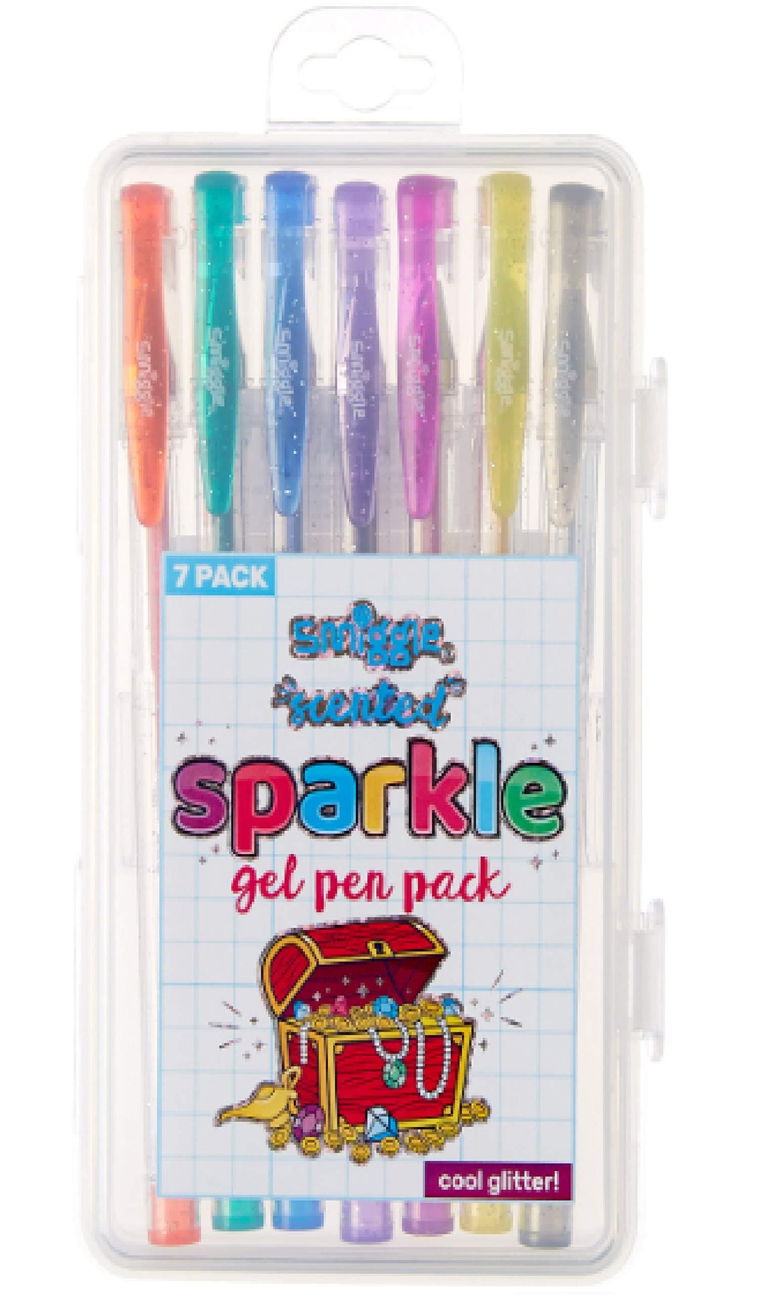 Smiggle Sparkle Scented Gel Pen Pack X7
