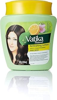 Dabur Vatika Refreshing Lemon Deep Conditioning Hair Mask Treatment Cream, 500 Gram
