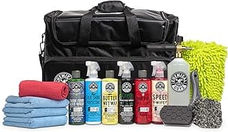 HOL350 15-Piece Arsenal Builder Car Wash Kit with Foam Cannon, Storage/Carry Bag and (6) 16 oz Car Care Cleaning Chemicals (Works w/Pressure Washers)