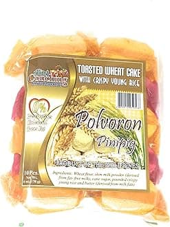 Aling Conching Polvoron, Pinipig, 10 piece, 6 oz (170g)