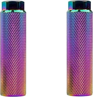 KINSPORY BMX Pegs, Bike Pegs, 10mm - 26 Teeth Aluminum Alloy Stunt Pegs Pack of 2