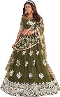Vaani CreationEmbroidered Lehenga Choli With Dupatta