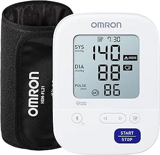 Omron HEM 7156 T Digital Blood Pressure Monitor with 360° Accuracy Intelli Wrap Cuff for All Arm Sizes Accurate Measurements and Bluetooth Connectivity