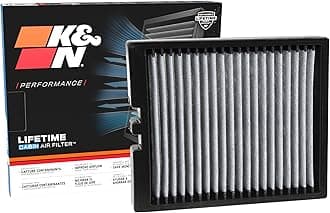 K&N Cabin Air Filter: Premium, Washable, Clean Airflow to your Cabin Air Filter Replacement: Designed For Select 2010-2019 Ford/Lincoln (Explorer, Flex, Taurus, MKT) Vehicle Models, VF1011