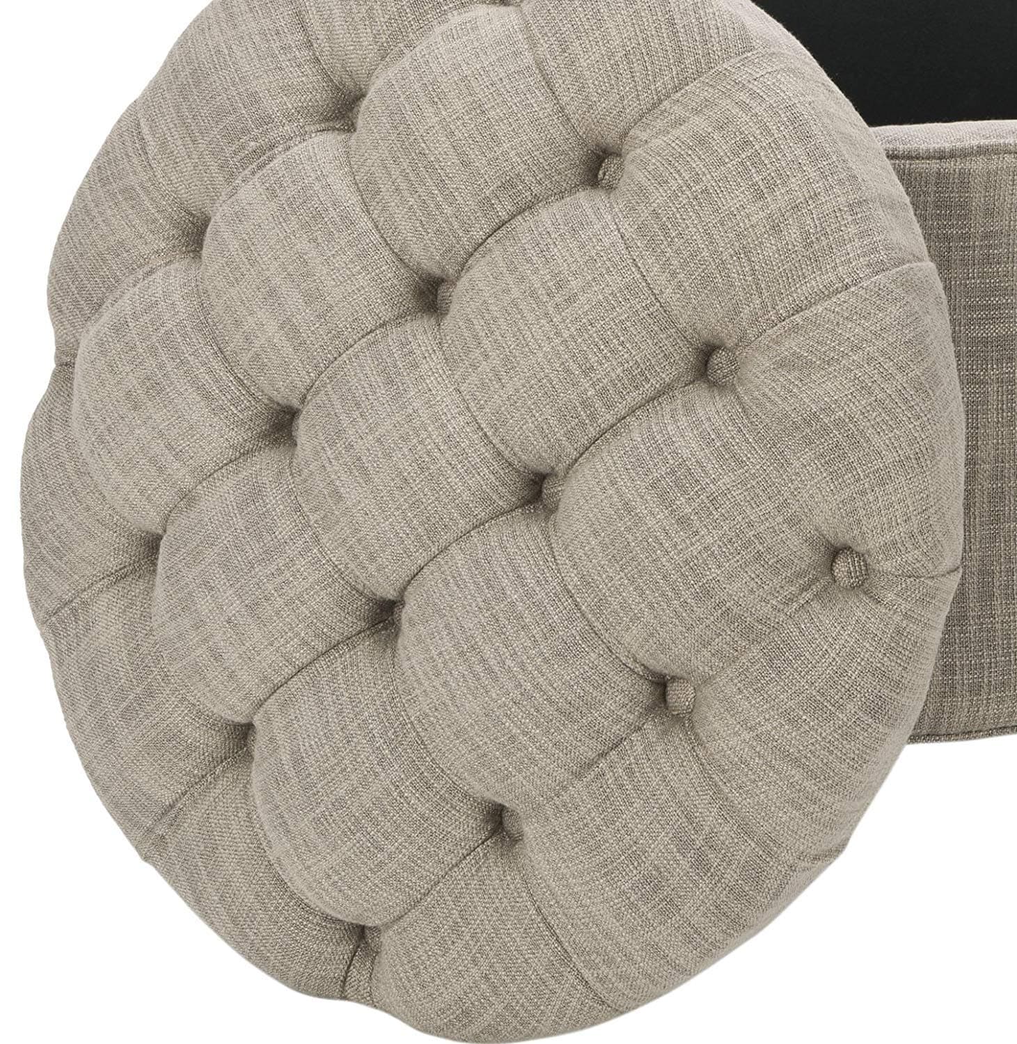 Tufted Storage Ottoman