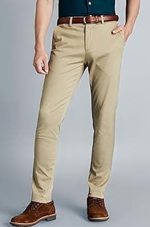 Men's Slim Fit Flexi Waist Casual Pants | Stretchable Chinos | Stylish Office Fashion Trousers