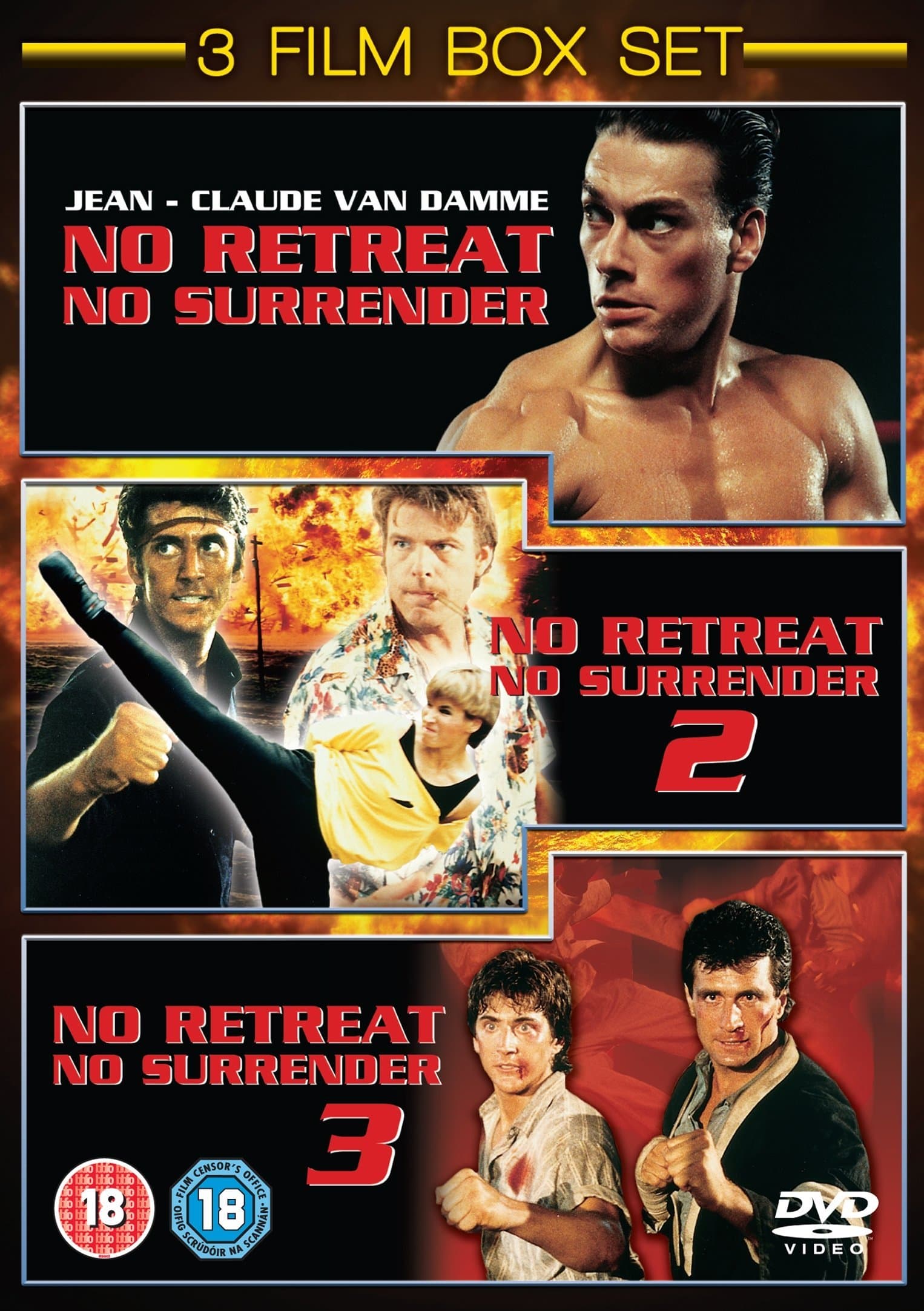 No Retreat, No Surrender 1-3 [DVD]