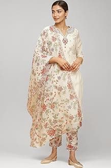 Women's Viscose Solid Straight Kurta Sets With Slim Pants & Dupatta