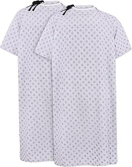 Utopia Care 2 Pack Unisex Hospital Gowns, Patient Gowns with Back Tie for Men and Women, Comfortably Fits Sizes up to 2XL